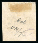 Stamp of Egypt » 1866 First Issue » Issued Stamps 5pi Rose, imperforate, upright watermarked, unused, showing the error of surcharge "10pi" instead of "5pi"