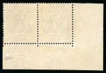 Stamp of British Levant  » Field Post Office in Salonica 1916 Salonica "Levant" overprint on 1/2d to 1s set of eight in mint lower marginal control pairs