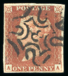 Stamp of Great Britain » Collections 1840-1910, Accumulation on pages and cards in small