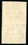 Stamp of Nauru 1935 Silver Jubilee 2 1/2d in vertical pair n.h., imperforate horizontally