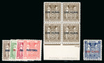 Stamp of Cook Islands 1931-43 small group of mint Postal Fiscals on card