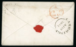 Stamp of Great Britain » 1840 1d Black and 1d Red plates 1a to 11 1840, 1d black pl.11 FH with margins just touched at right and left, on cover to London
