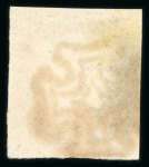 Stamp of Great Britain » 1840 2d Blue (ordered by plate number) 1840, 2d deep full blue pl.2 TI with four clear to large margins and neat strike of black MC