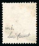 Stamp of Great Britain » 1855-1900 Surface Printed » 1873-80 Large Coloured Corner Letters 1873-80 wmk Spray 1s orange-brown fine used with inverted watermark