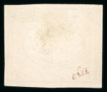 Stamp of Egypt » 1867-69 Penasson » Issued Stamps 1pi Brown-lake, imperforate unwatermarked colour trial