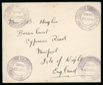 Stamp of Tristan da Cunha 1919-34 group of 8 covers