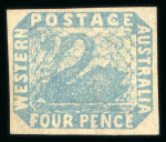 Stamp of Australia » Collections 1853-92, Small ranges from each State priced up on stocksheets in counter book