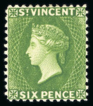 Stamp of British Empire General Collections and Lots 1860s-1960s, Stock of British West Indies material housed in 2 counter books