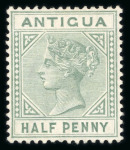 Stamp of British Empire General Collections and Lots 1860s-1960s, Stock of British West Indies material housed in 2 counter books