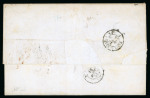 Stamp of Mauritius » Pre-Stamp & Stampless Postal History 1852-58 group of seven stampless entires
