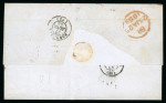 Stamp of Mauritius » Pre-Stamp & Stampless Postal History 1852-58 group of seven stampless entires