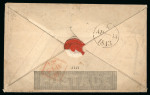 Stamp of Great Britain » Collections 1840-1939, Small batch of items in a packet with two 1d black covers (3 margin), 1d Mulready to Dublin with London "3" in MC...