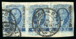 Stamp of Mexico » 1856-61 "Hidalgo" Issues 1856 Cuernavaca ½ Real Blue group