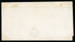 Stamp of Mexico » 1856-61 "Hidalgo" Issues 1856 Guadalajara Zacoalco ½ Real Blue pair on cover