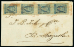 Stamp of Mexico » 1856-61 "Hidalgo" Issues 1856 Mazatlán ½ Real Blue group