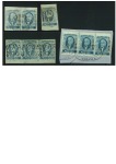 Stamp of Mexico » 1856-61 "Hidalgo" Issues 1856 Morelia ½ Real Blue group