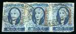Stamp of Mexico » 1856-61 "Hidalgo" Issues 1856 Pachuca ½ Real Blue group
