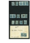 Stamp of Mexico » 1856-61 "Hidalgo" Issues 1856 Toluca ½ Real Blue group