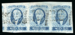 Stamp of Mexico » 1856-61 "Hidalgo" Issues 1856 Toluca ½ Real Blue group