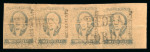 Stamp of Mexico » 1861 "Hidalgo" Second Issue 1861 Various Districts collection of natural paper folds