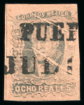 Stamp of Mexico » 1861 "Hidalgo" Second Issue 1861 Various Districts collection of natural paper folds