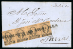 Stamp of Mexico » 1861 "Hidalgo" Second Issue 1861 Chihuahua ½ Real - 4 Reales four covers group