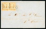 Stamp of Mexico » 1856-61 "Hidalgo" Issues 1856 Various Districts ½ Real – 8 Reales (Sc #1-5) balance of the 1856 district collection