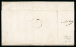 Stamp of Mexico » 1856-61 "Hidalgo" Issues 1856 Tampico 1 Real Yellow combination on cover