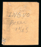 Stamp of Mexico » 1861 "Hidalgo" Second Issue 1861 Hermosillo Guaymas ½ Real Brown