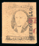 Stamp of Mexico » 1861 "Hidalgo" Second Issue 1861 Hermosillo Guaymas ½ Real Brown