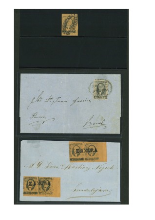 Stamp of Mexico » 1861 "Hidalgo" Second Issue 1861 Various Districts group