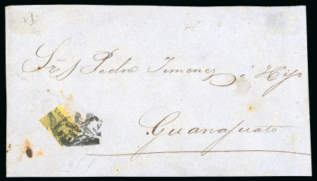 Stamp of Mexico » 1861 "Hidalgo" Second Issue 1861 Various Districts Splits on piece group