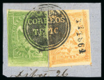 Stamp of Mexico » 1864 "Eagle" Issue 1864-66 Various Districts ½ Real – 4 Reales Eagles 1st / 5th Period Group