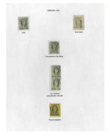 Stamp of Mexico » Classic Period - Mixed Lots 1861-1879 Small collection of Classic Mexico