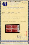 Stamp of Mexico » Airmails 1935 20c Lake Amelia Earhart Airmail Block of Four mint with plate number