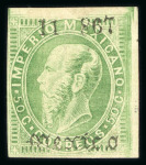 Stamp of Mexico » 1866 "Maximilian" Issue 1867 Mexico District 50c Green #11-1867 Maximilian Engraved Unused