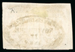 Stamp of Mexico » 1864 "Eagle" Issue 1864 San Luis Potosí No Name Río Verde ½ Real Brown Eagle Pair 1st Period