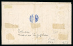 Stamp of Mexico » 1864 "Eagle" Issue 1864 Toluca Tejupilco 1 Real Ultra Eagle 1st Period on cover