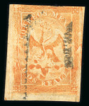 Stamp of Mexico » 1864 "Eagle" Issue 1864 Toluca and Sultepec/ Tescatitlán  2 Reales Orange Eagles 1st Period group