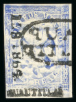 Stamp of Mexico » 1864 "Eagle" Issue 1864 Cuautitlán 1 Real Ultra #139-1864 Eagle 2nd Period