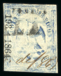 Stamp of Mexico » 1864 "Eagle" Issue 1864 Tepeacuilco Yguala 1 Real Ultra #193-1864 Eagle 3rd Period