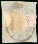 Stamp of Mexico » 1864 "Eagle" Issue 1865 Apam 2 Reales Orange probably #79-1865 sub 16 Eagle 4th Period Bisect on piece