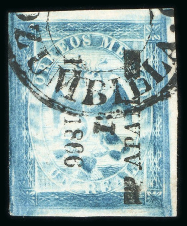 Stamp of Mexico » 1864 "Eagle" Issue 1865-66 Various Districts ½ Real - 2 Reales Eagles small towns group