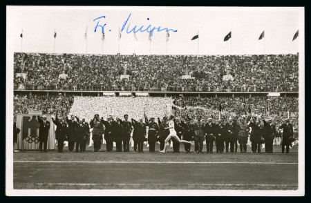 Stamp of Olympics » Collections & Miscellaneous Lots 1906-84, "History and Symbolism of the Olympic Torch" thematic exhibit collection on 60 pages