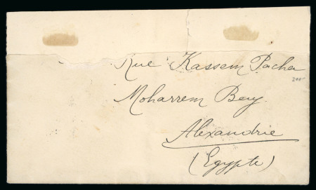 1918 1/4pia green rouletted block of four applied