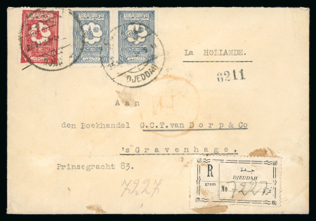 Stamp of Saudi Arabia » 1926-1932 Hejaz & Nejd 1931 (23 Oct) Cover from Jeddah to The Hague, bearing1/2