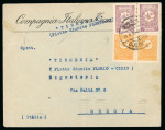 Stamp of Saudi Arabia » 1926-1932 Hejaz & Nejd 1932 Letter from Jeddah to Genoa, Italy, bearing two