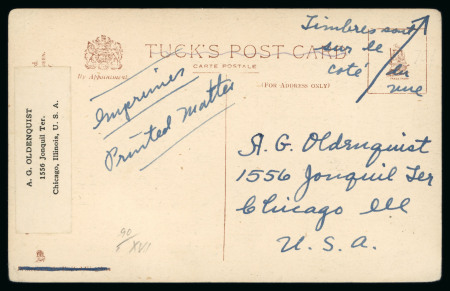 1934 Picture postcard (view of central Medina) sent