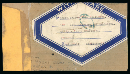 Large part of a commercial envelope (registered, air
