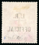 Stamp of Great Britain » Officials Inland Revenue: 1892-1901 5s rose mint o.g. with variety "raised stop after R"